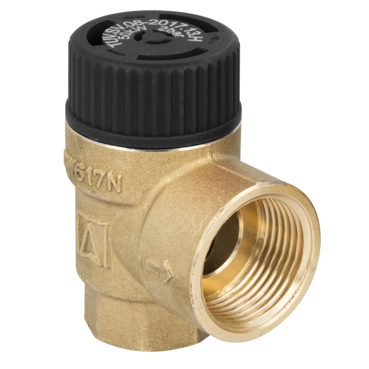 Zawór bezpieczeństwa do instalacji solarnych MSS, 6 bar, Rp1/2" x Rp3/4" A