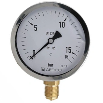 Manometr glicerynowy RF 80 Gly, D701, fi80 mm, 0÷10 bar, G1/2", rad, kl. 1,6