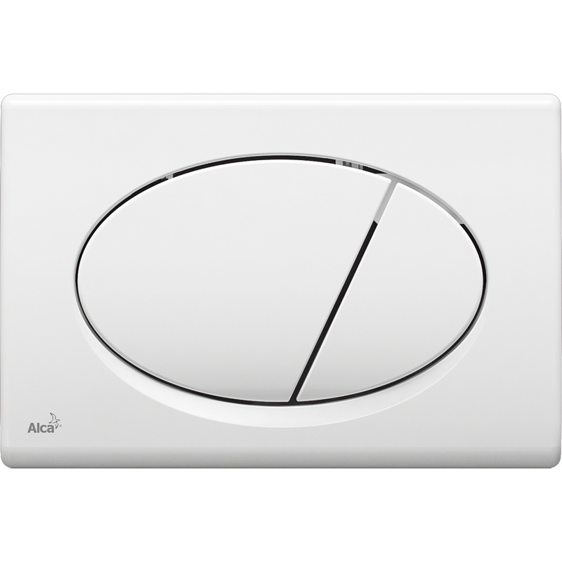 Przycisk do stelaży WC podwójny Alcaplast M70 biały
