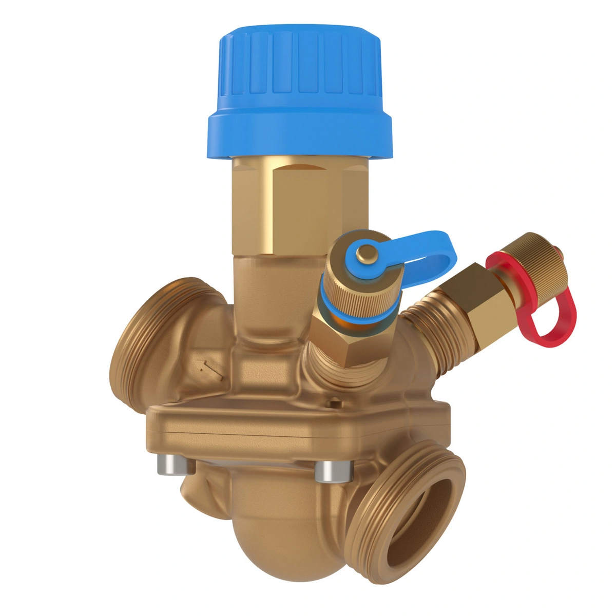 Wielofunkcyjny zawór AB-QM 20 + złączki pomiarowe