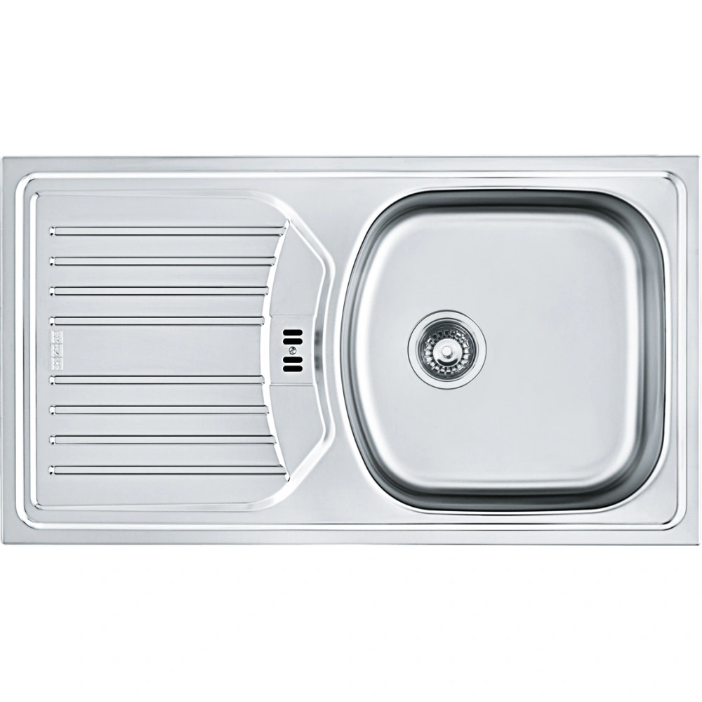 Zlewozmywak stalowy wbudowywany Eurostar ETN 614i Nova Stal szlachetna jedwab