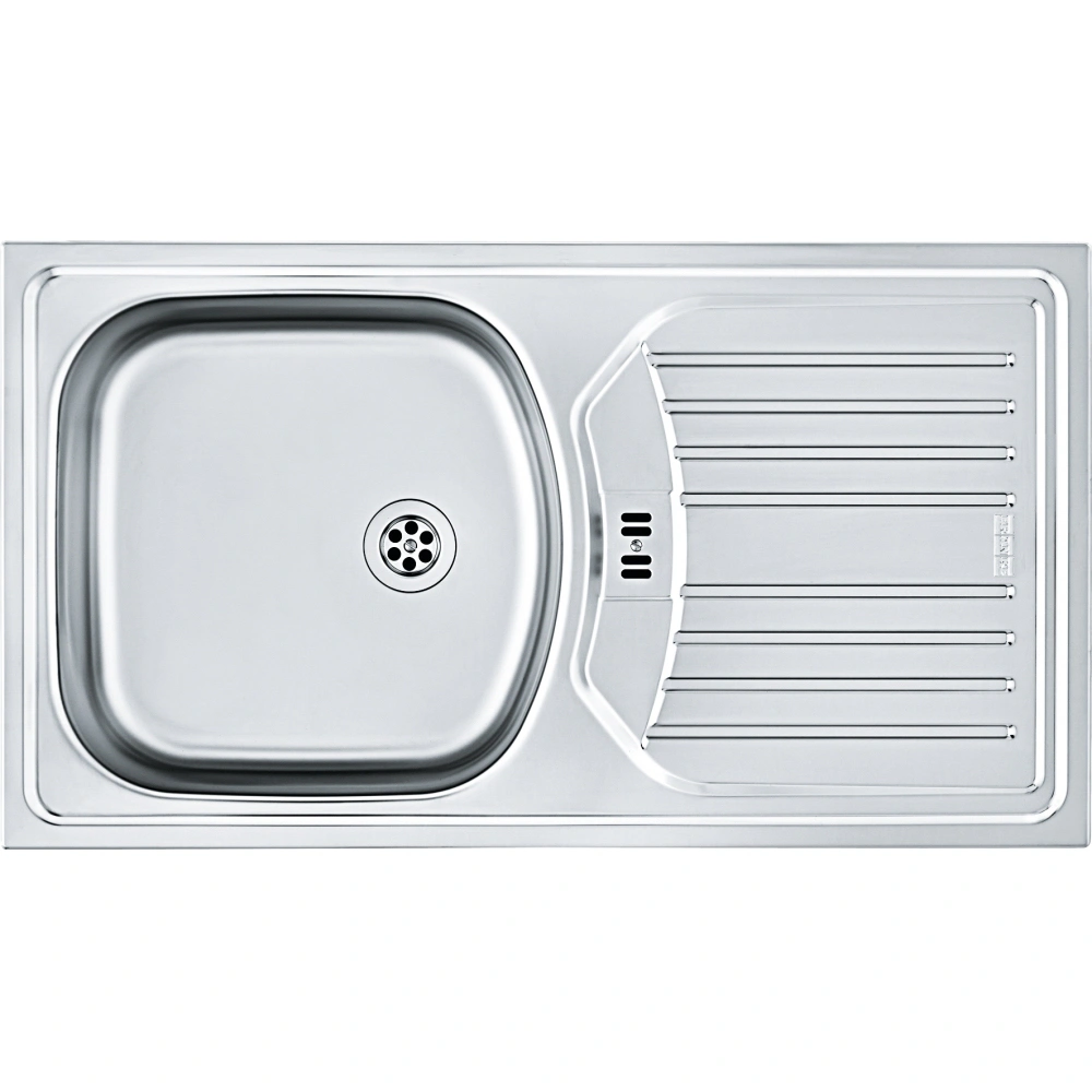 Zlewozmywak stalowy wbudowywany Eurostar ETL 614 Nova 1 1/2" Stal szlachetna len