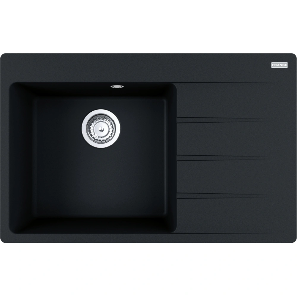 Zlewozmywak wpuszczany Fragranit CNG 611-78 TL ociekacz z prawej strony Onyx