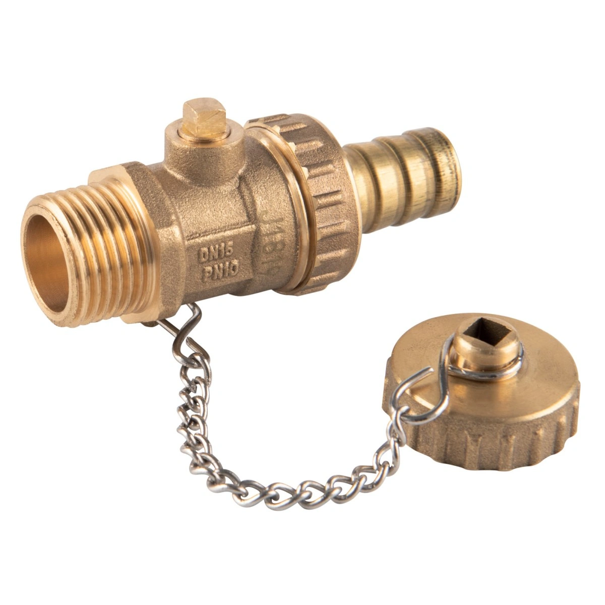 Zawór kulowy spustowy, wkrętny, 3/4", F-Comfort