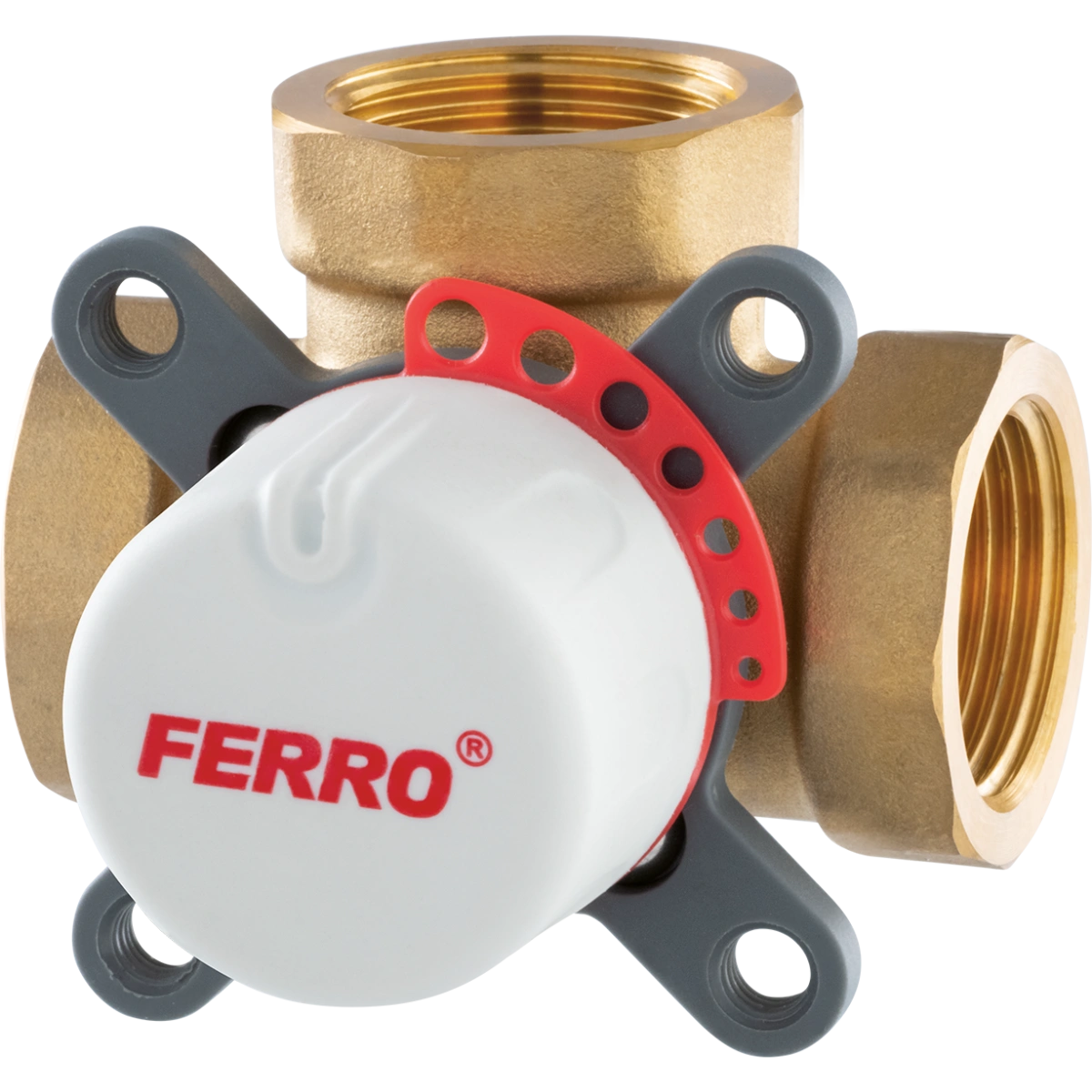 Zawór mieszający 3-drogowy 1" GW