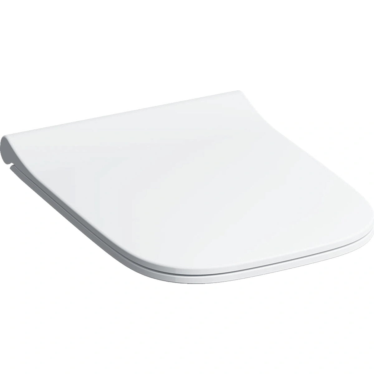 Geberit Smyle Square Deska sedesowa, mocowanie z góry, wolne opadanie, z widocznym siedziskiem, slim design (zastepuje L30115000)