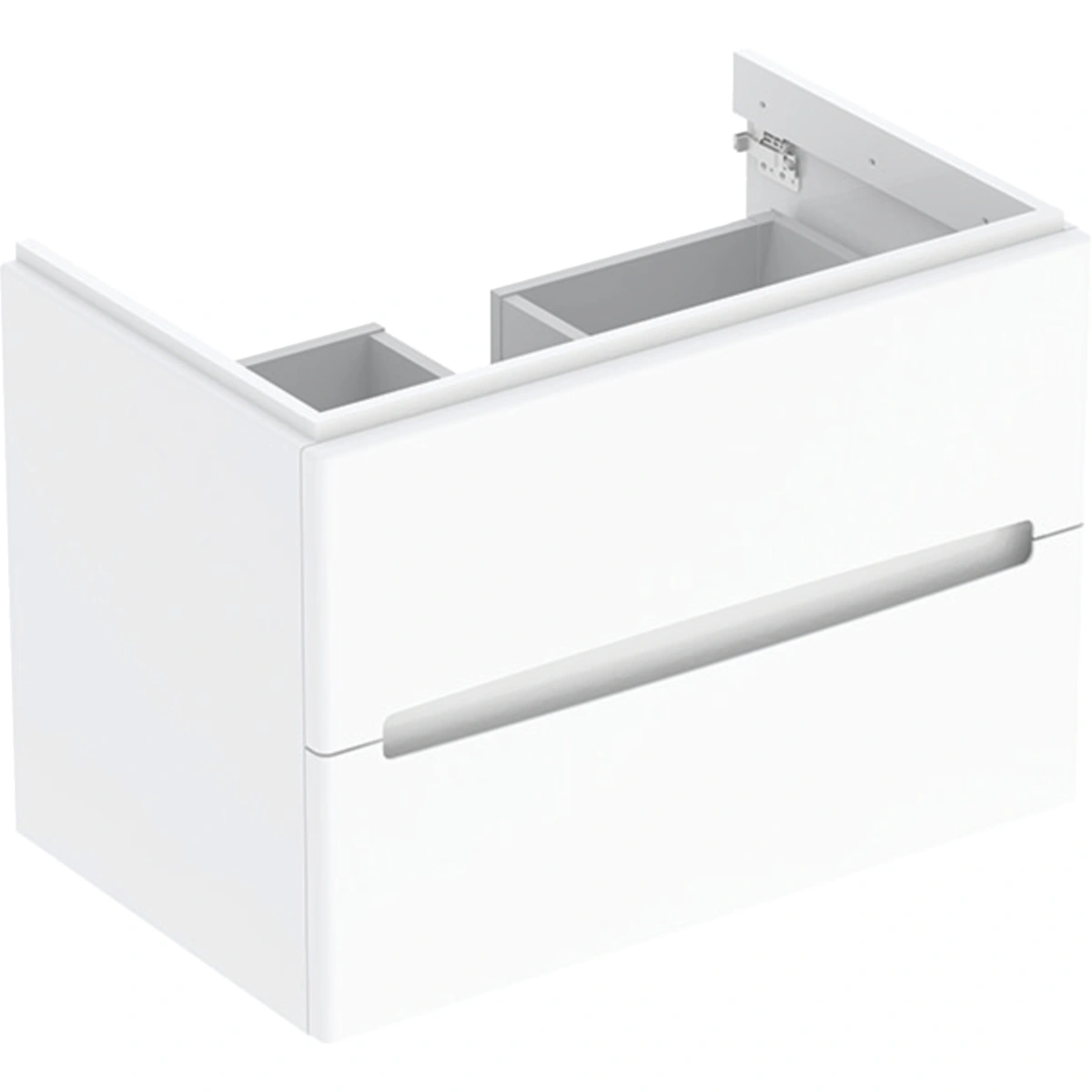 Geberit Modo Szafka pod umywalkę, B79cm, H55cm, T47.9cm, z dwoma szufladami, biały