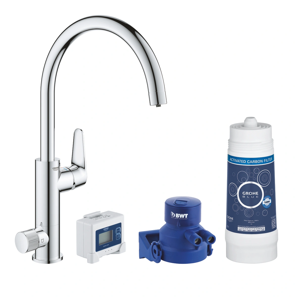 Bateria GROHE Blue Pure BauCurve  C-sp