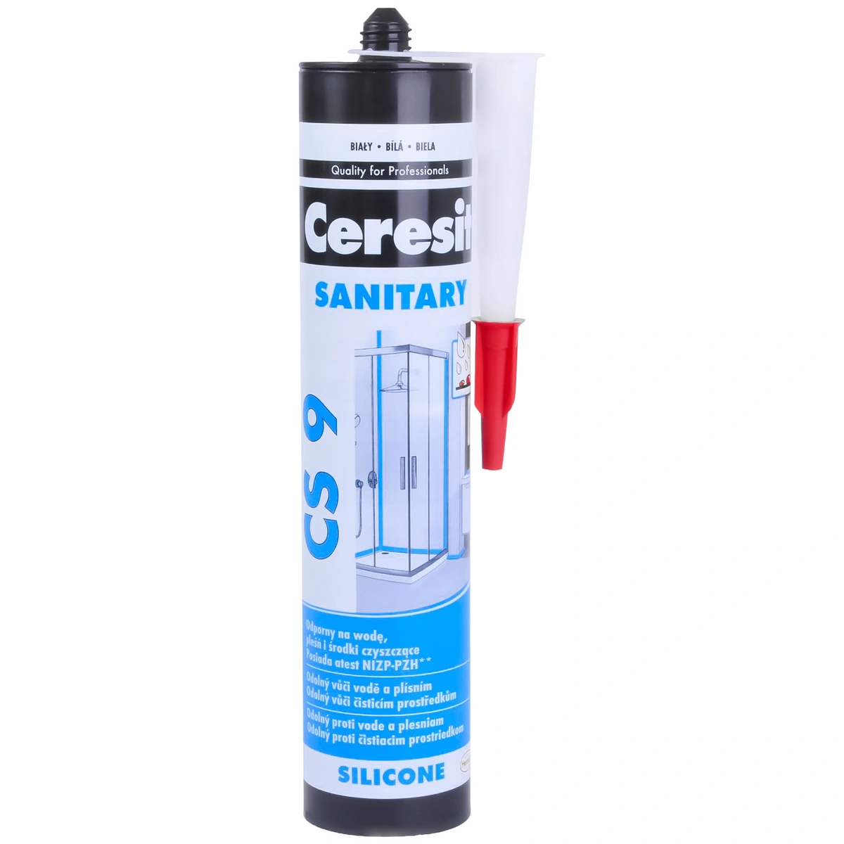 Silikon sanitarny CS9 biały