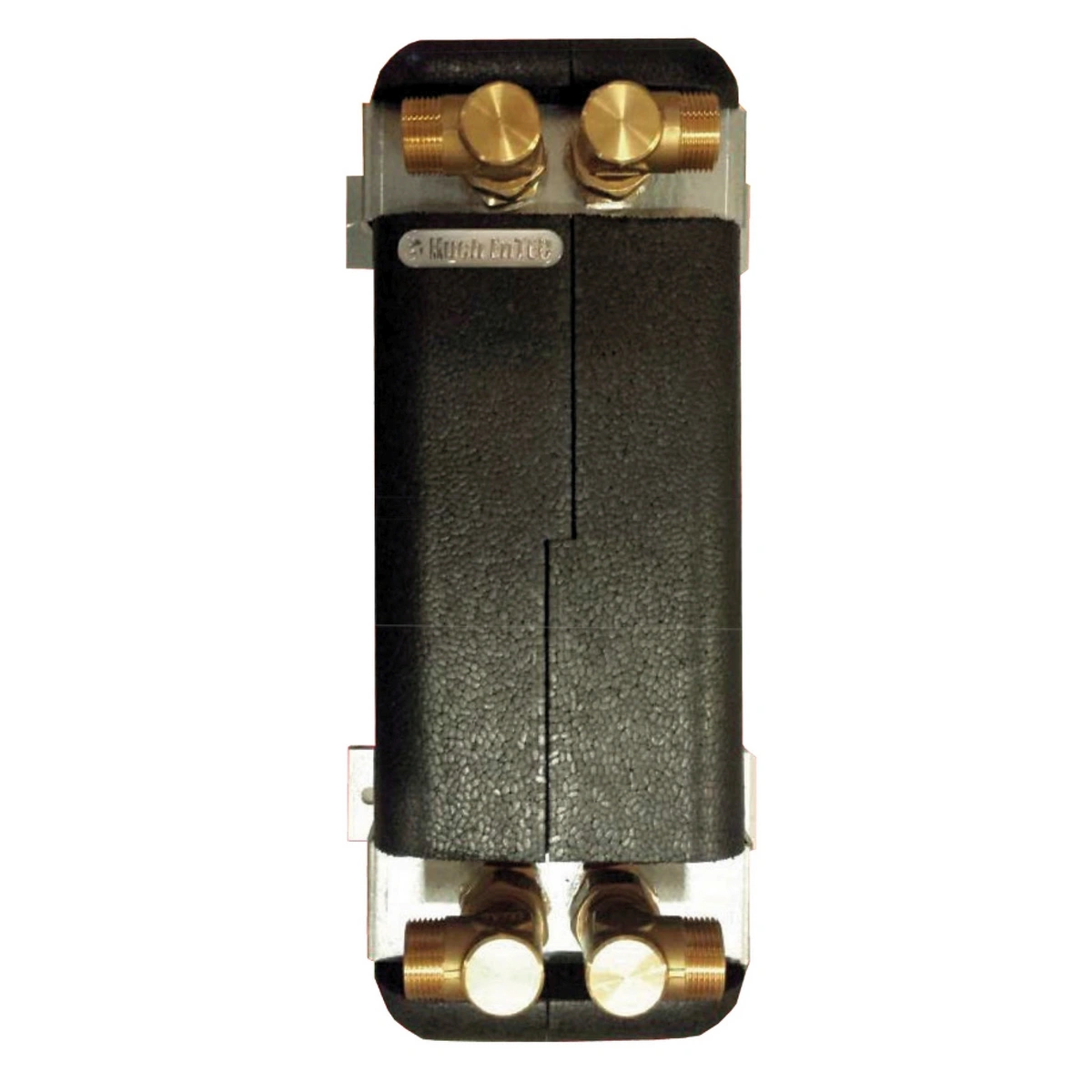 Wymiennik 30-płytowy (woda-woda) do 40 kW z izolacją EPP. Wariant z osprzętem