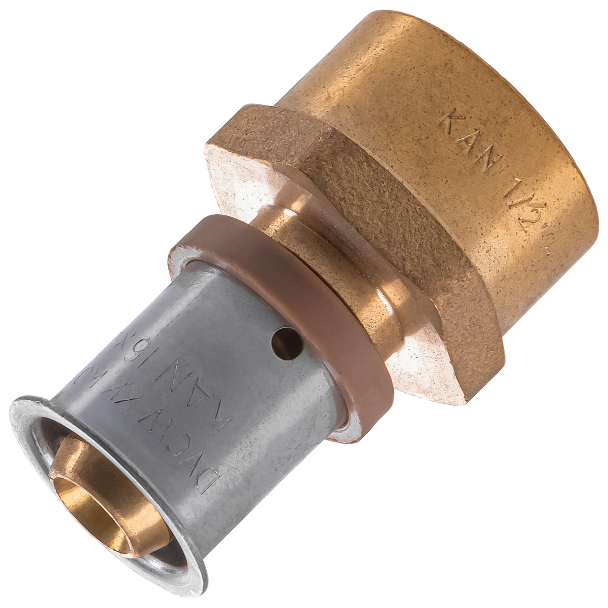 Złączka Press z gwintem wewnętrznym 16x2 G1/2" (DWZ)