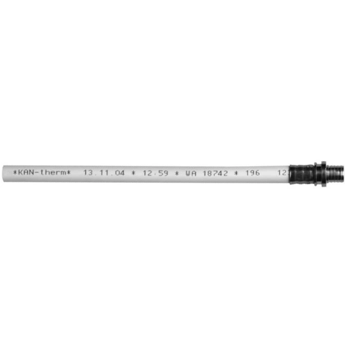 Łącznik mosiężny Push/Press z rurą wielowarstwową PE-RT/Al/PE-RT - 14x2.0/16 L = 500 mm KAN-THERM (DWZ) KAN-THERM