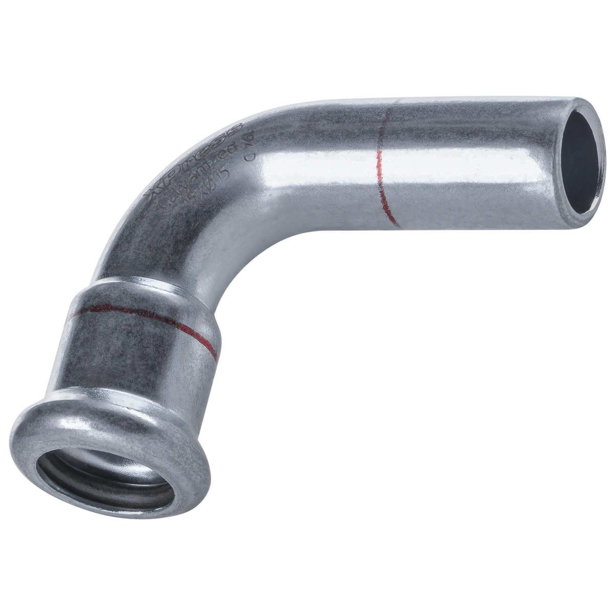 Kolano nyplowe 90° Steel