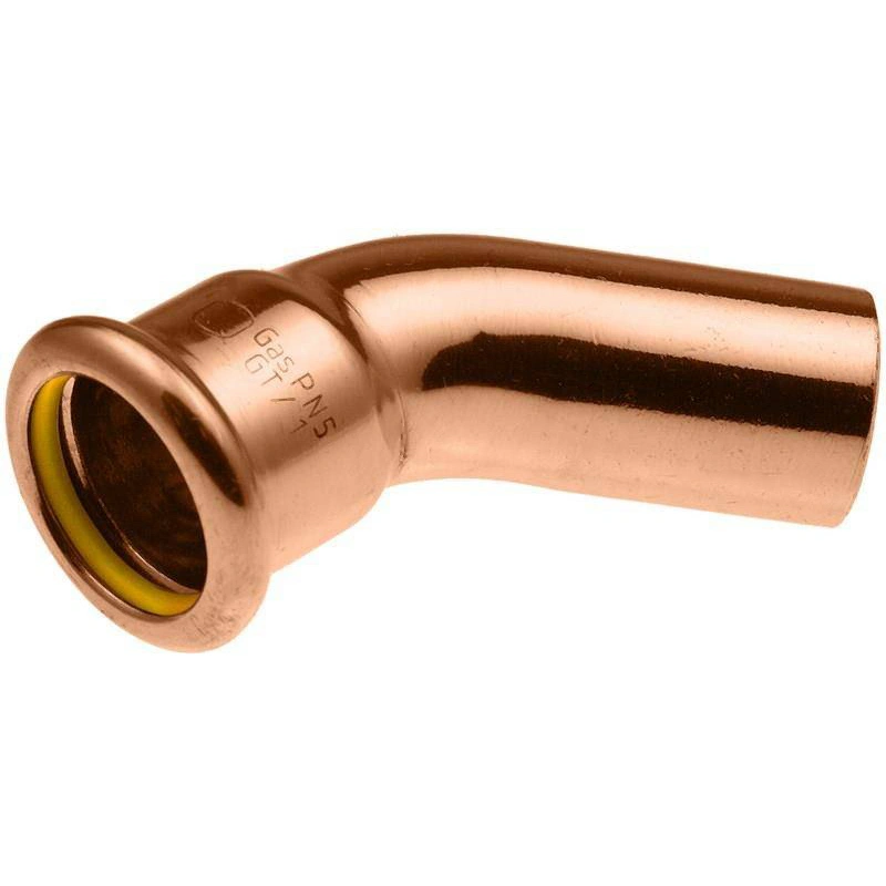 Kolano nyplowe 45° Copper Gas - 18 (S) KAN-THERM