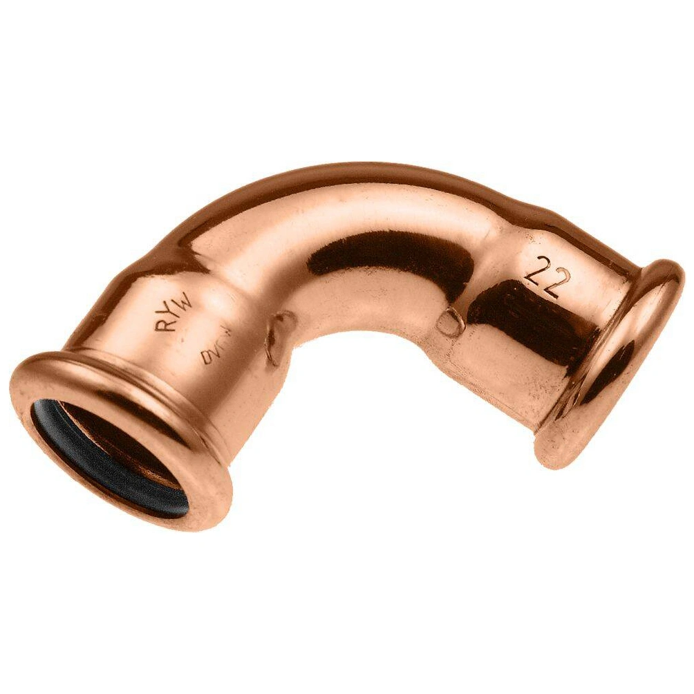 Kolano 90° Copper - 22 (S) KAN-THERM