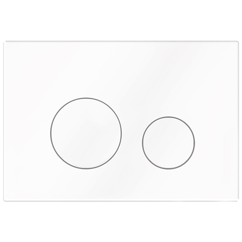 Przycisk do stelaży WC podwójny KK-Pol M11 biały