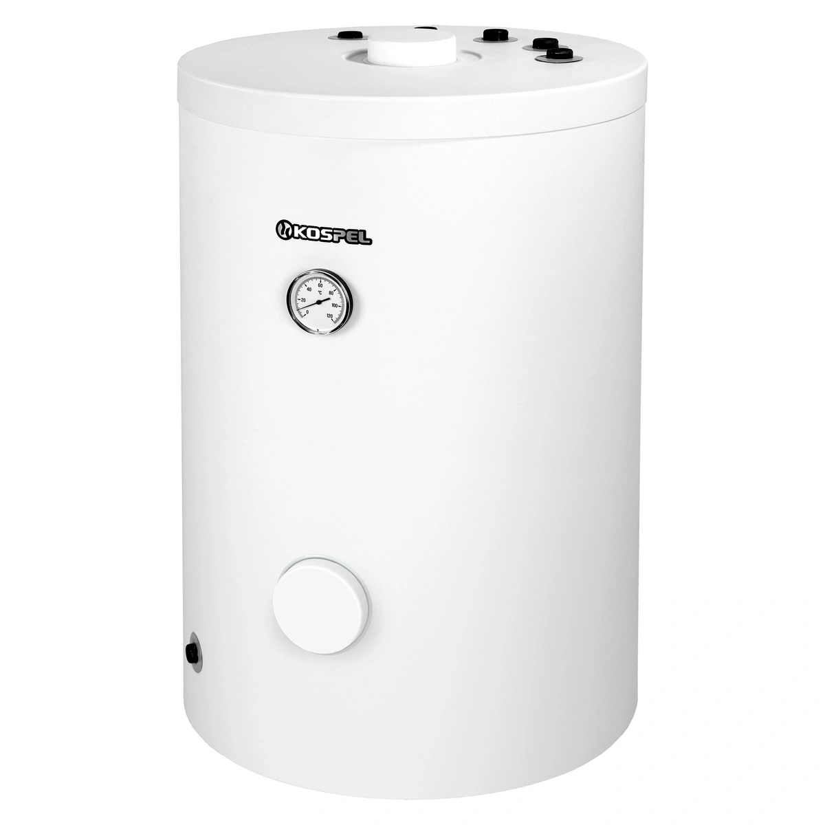 SWK-100 Termo Top - Wymiennik c.w.u. stojący z wężownicą spiralną - króćce w górę