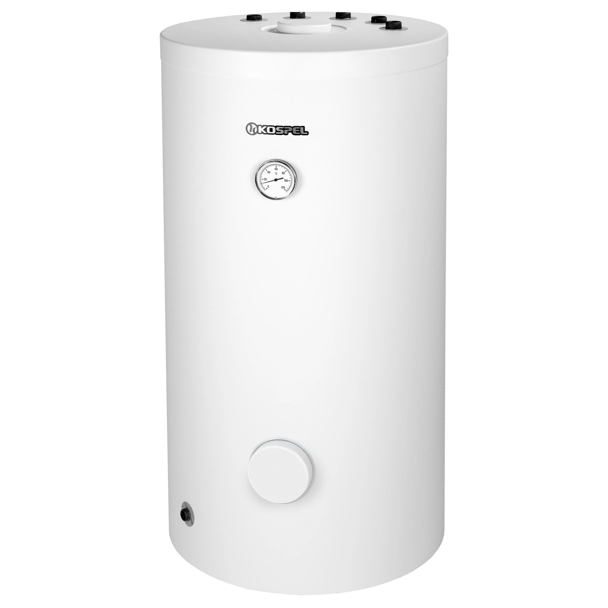 SWK-140 Termo Top - Wymiennik c.w.u. stojący z wężownicą spiralną - króćce w górę