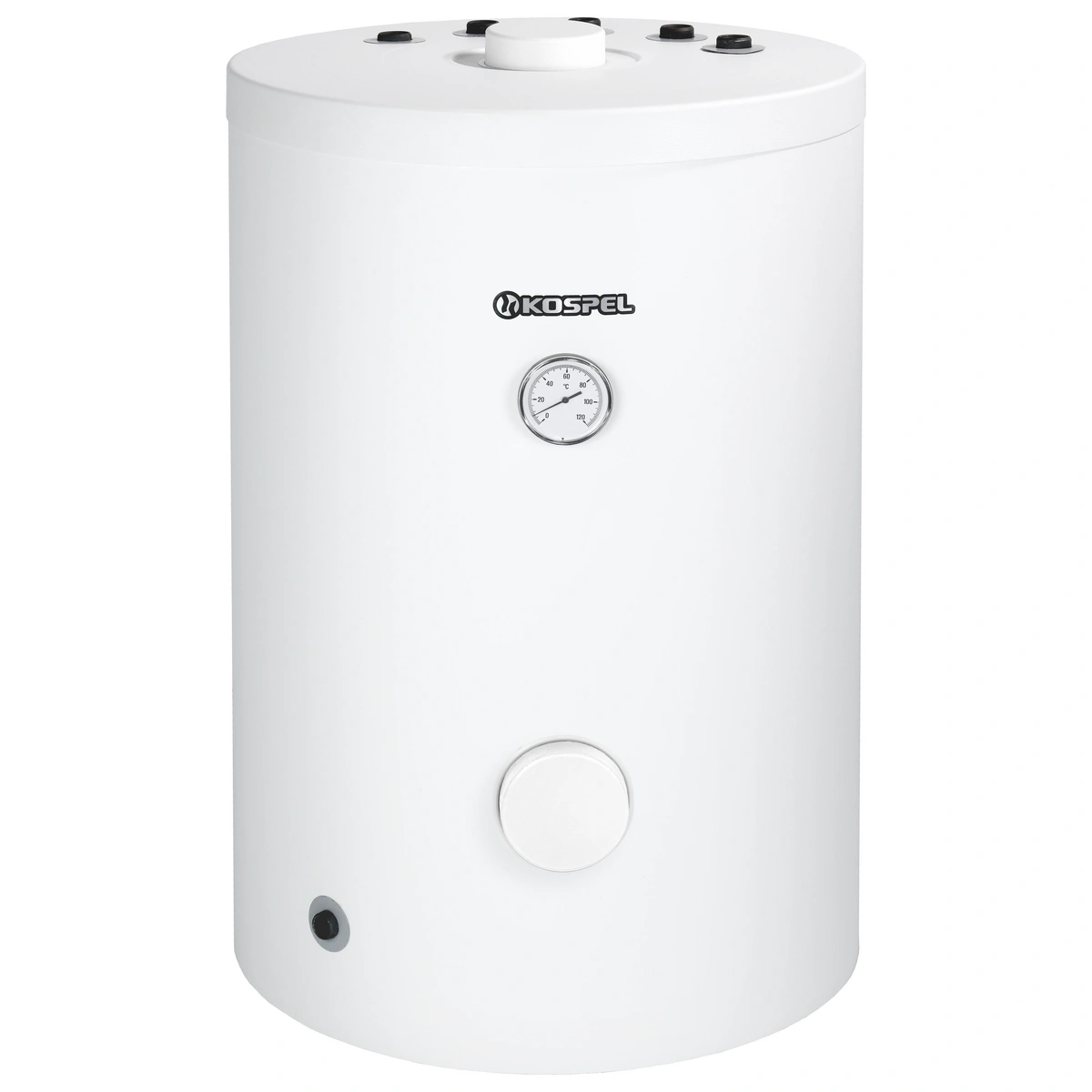 SWK-150 Termo Top - Wymiennik c.w.u. stojący z wężownicą spiralną - króćce w górę