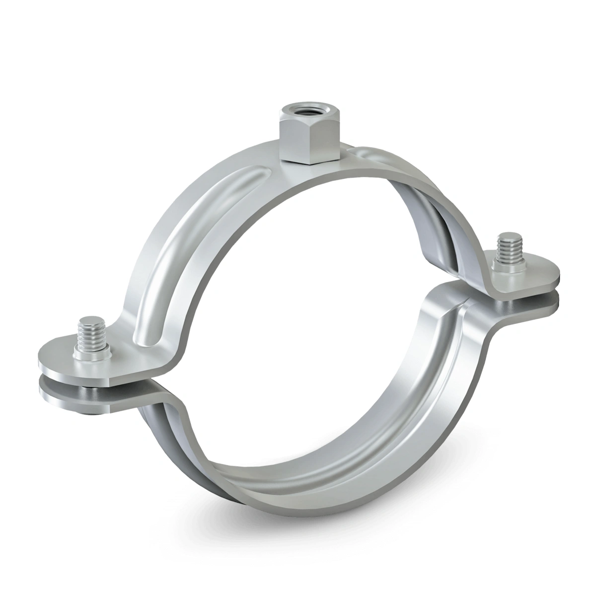 Obejma pojedyncza HOBBY bez okładziny 1 1/2" BK (48-52)