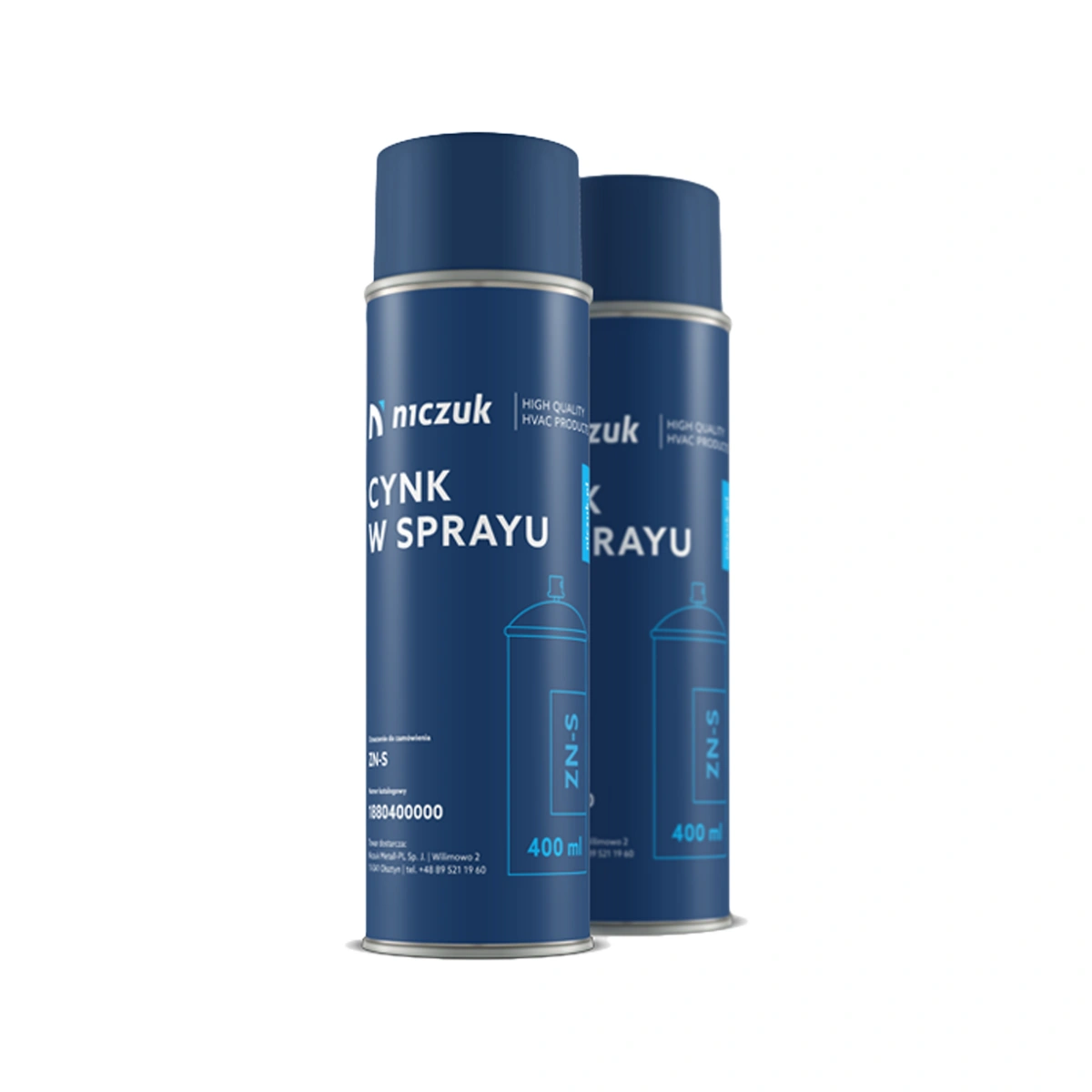 Cynk w sprayu do wyrobów cynkowanych ogniowo OG-ZN-S 400 ml