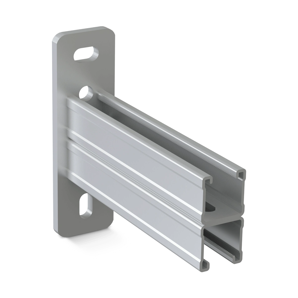 Profil montażowy podwójny typ D-MF2,5 (41x82x2,5 mm) ze stopką dł. 320 mm
