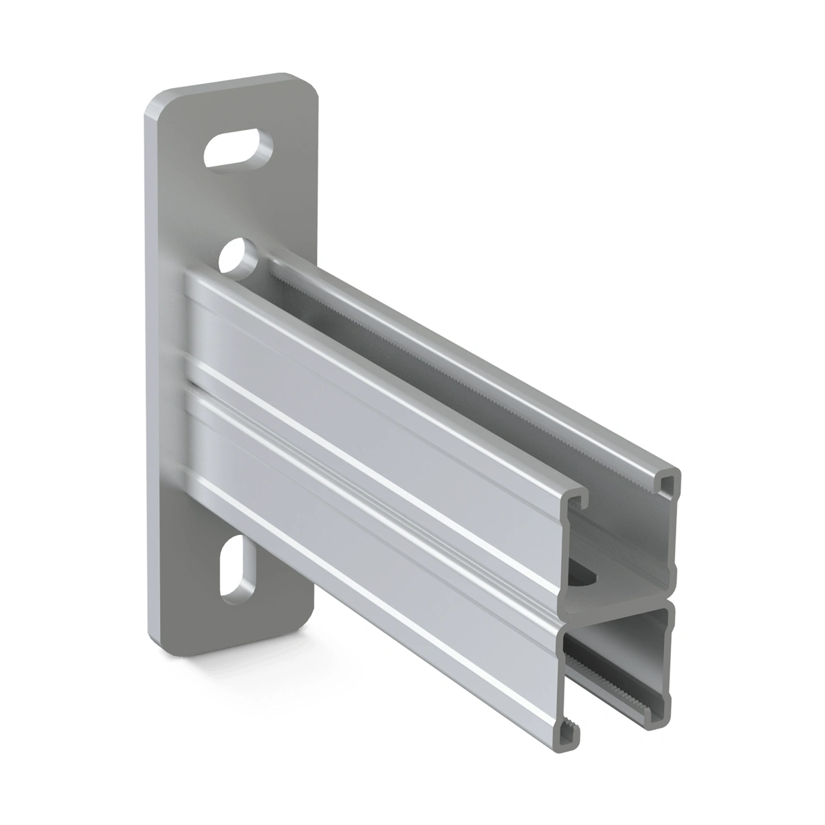 Profil montażowy podwójny typ D-MF2,5 (41x82x2,5 mm) ze stopką dł. 320 mm