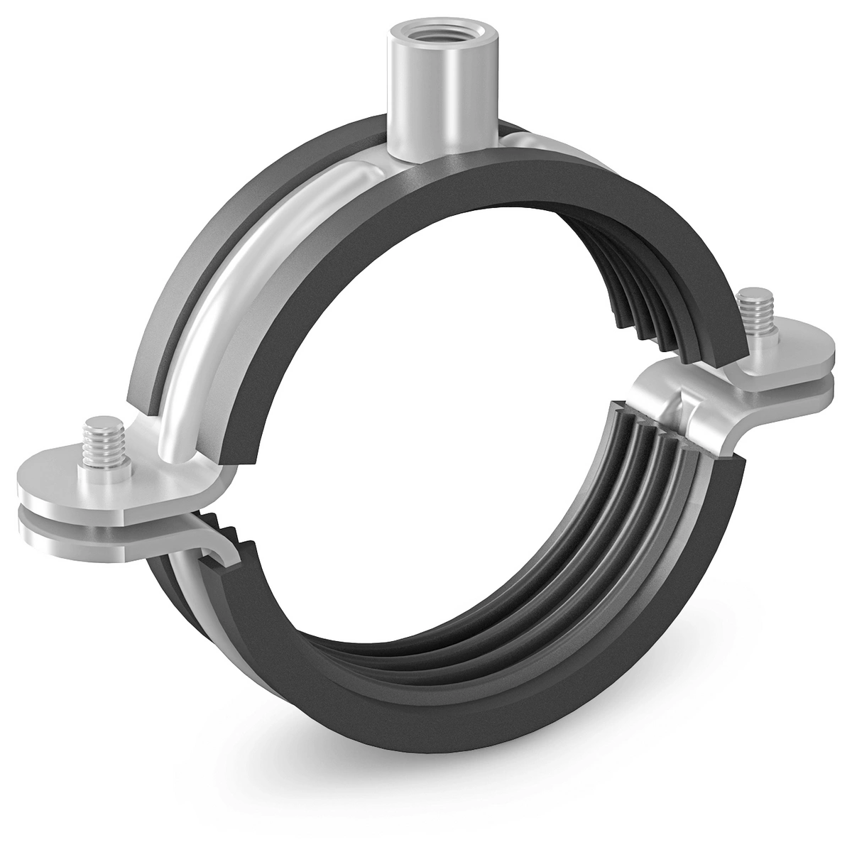 Obejma pojedyncza EXPERT z okładziną 5" BK (130-138)