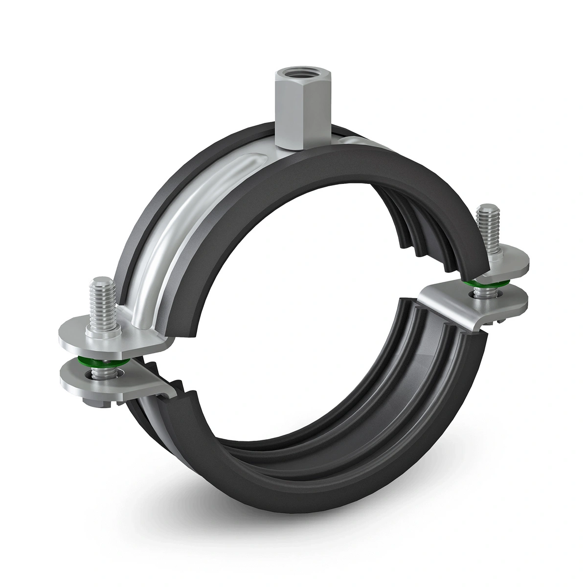 Obejma pojedyncza DUO z okładziną 3/8” SKR (17-22)