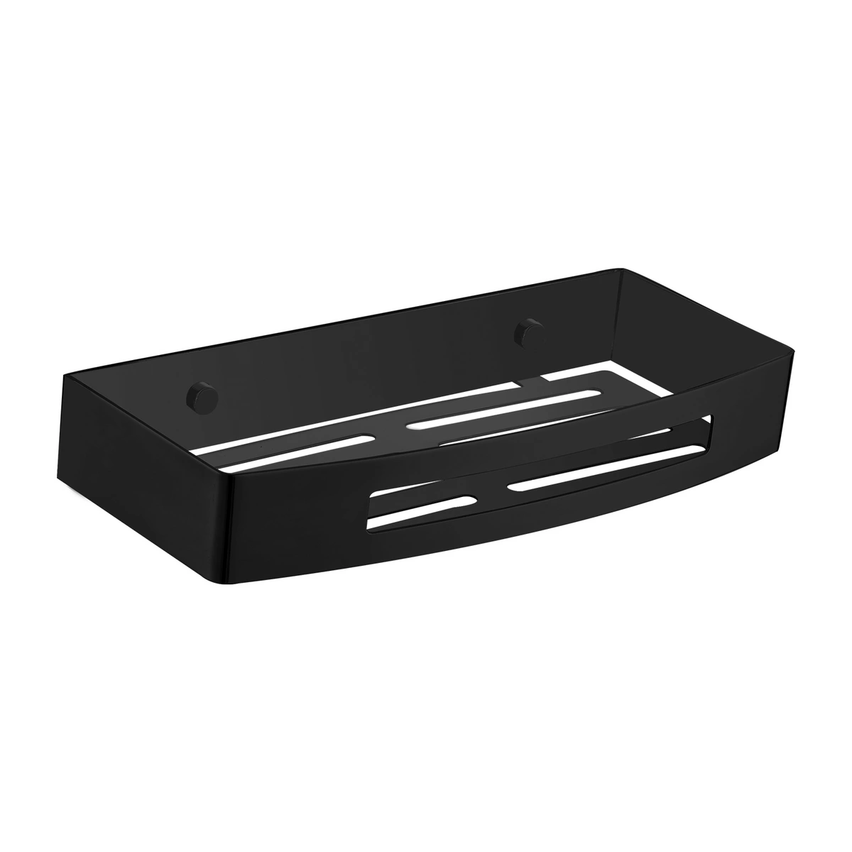 Koszyk Prysznicowy, 30 X 5 X 13 Cm Omnires UNI UN10331BL czarny mat (BLM)