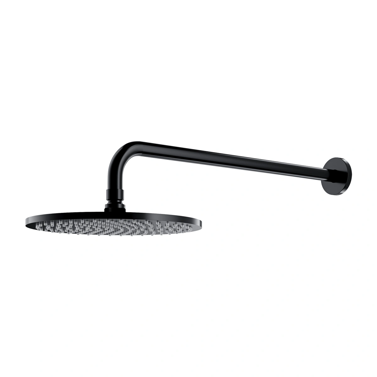 Deszczownica Z Ramieniem, Ø25 Cm Omnires SLIMLINE WGSET1BL czarny (BLH)