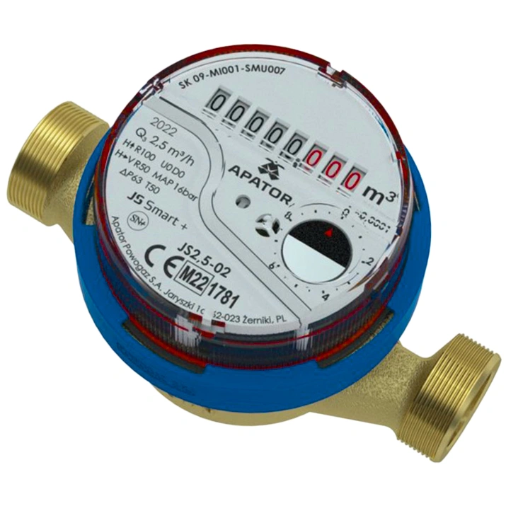 Wodomierz JS 2,5-02 Smart+ Ti/Ir R100 DN15 G 3/4