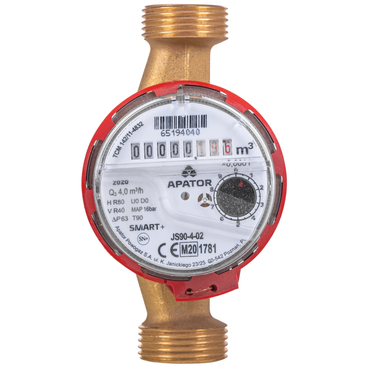 Wodomierz 3/4" CW 4,0m3/h JS90-4-02