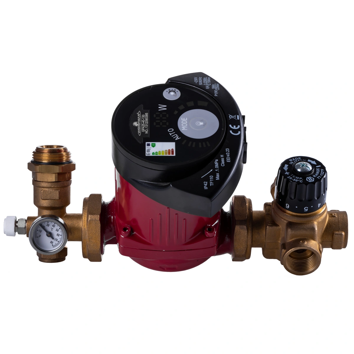 Grupa mieszająca do rozdzielacza 1" z pompą elektryczną GPAII 25-40 130