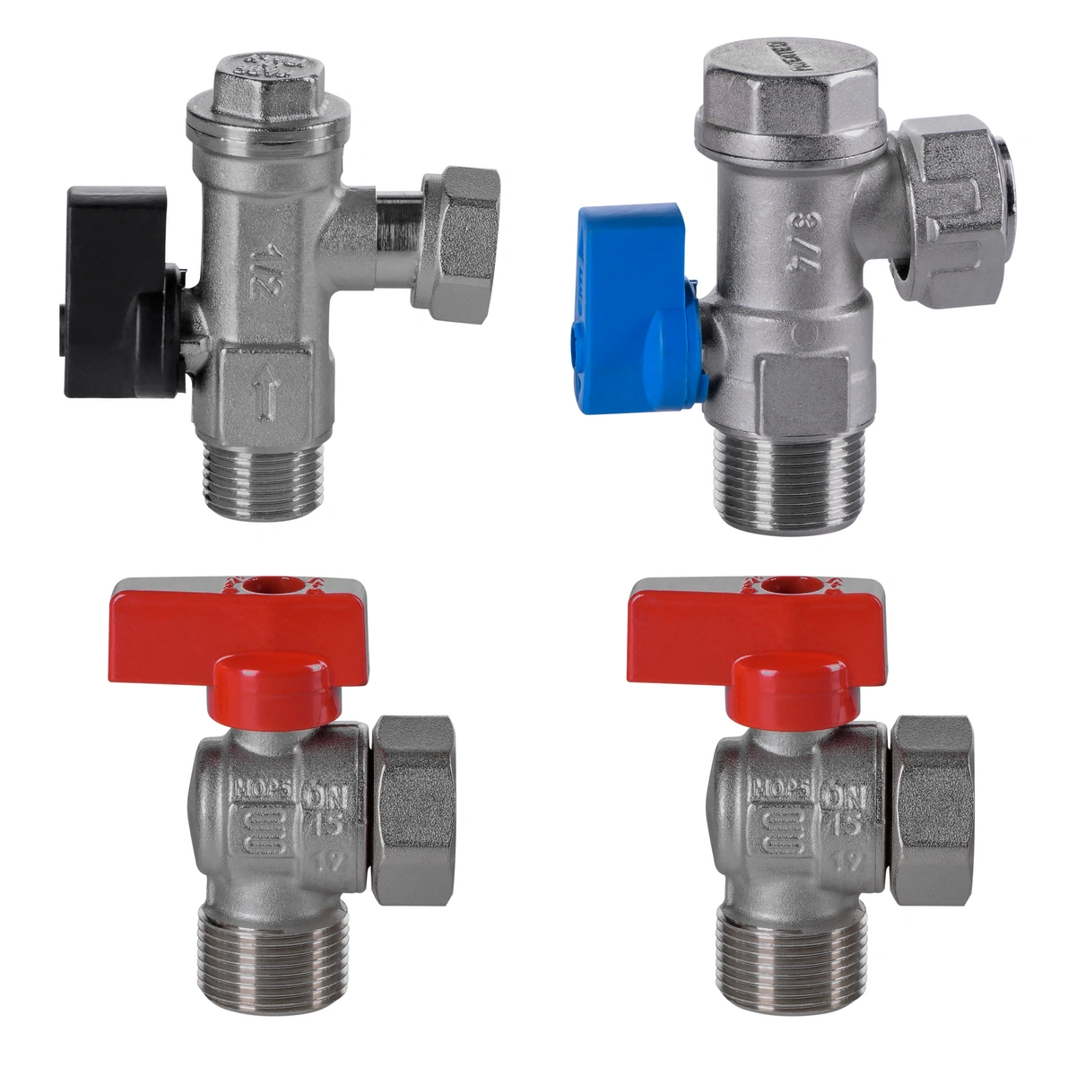 Uniwersalny zestaw zaworów kątowych do kotłów gazowych z filtrami Z-KIT-02-U R484901004 Samee