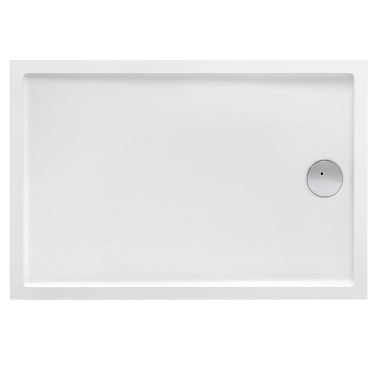 Brodzik prostokatny ROCA GRANADA COMPACT 100x90x13cm, z syfonem i nogami, biały A276339000