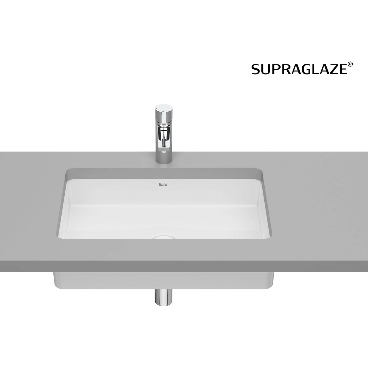 INSPIRA SQUARE UMYWALKA PODBLATOWA 540x320 mm FINECERAMIC ®, Supraglaze®