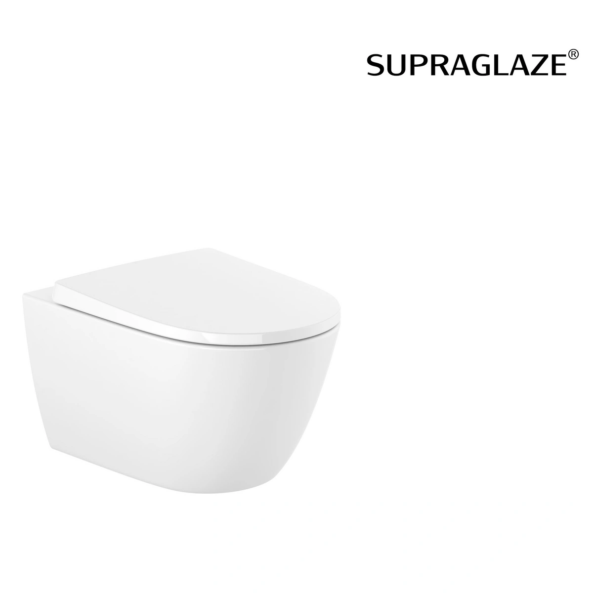 ONA Miska WC podwieszana Rimless 53 cm Supraglaze®