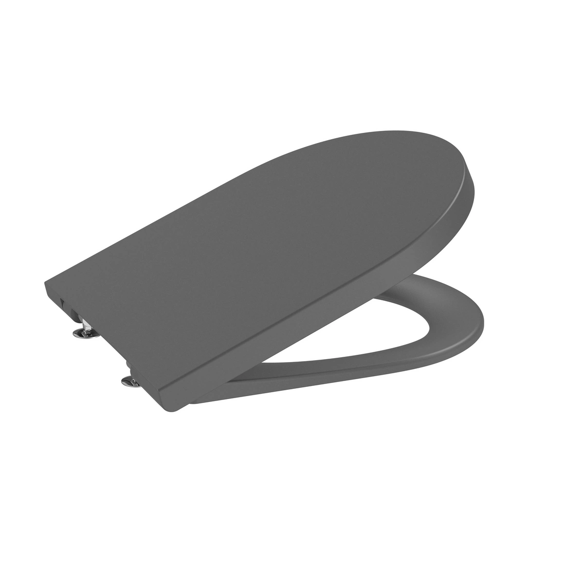 Deska WC ROCA INSPIRA ROUND wolnoopadająca, supralit, onyx A80152264B