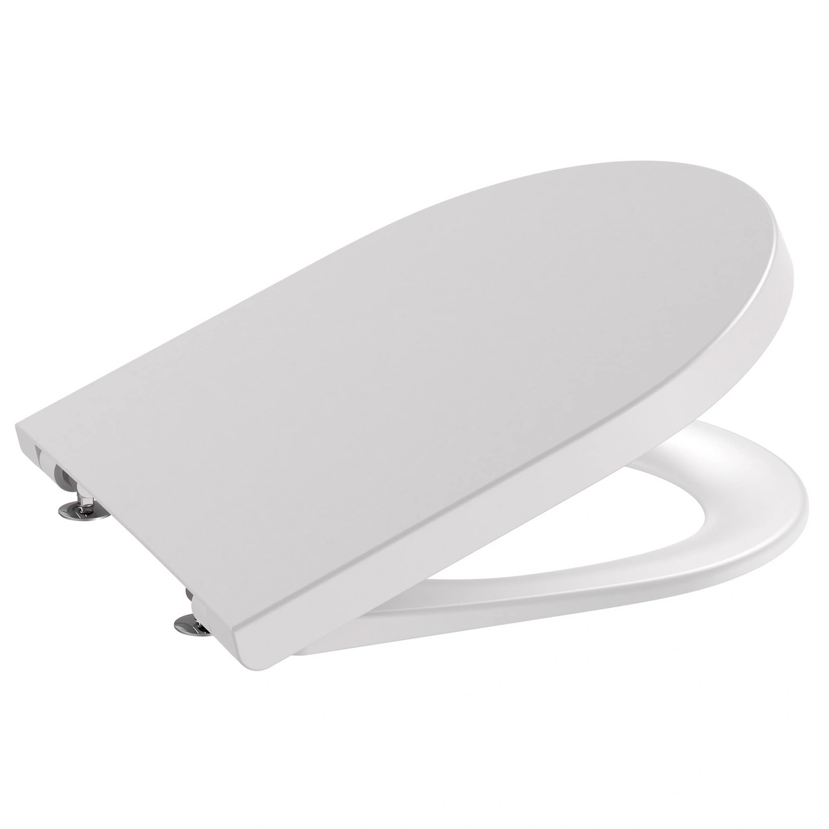 Deska WC ROCA INSPIRA ROUND COMPACTO wolnoopadająca, supralit, perłowa A80152C63B