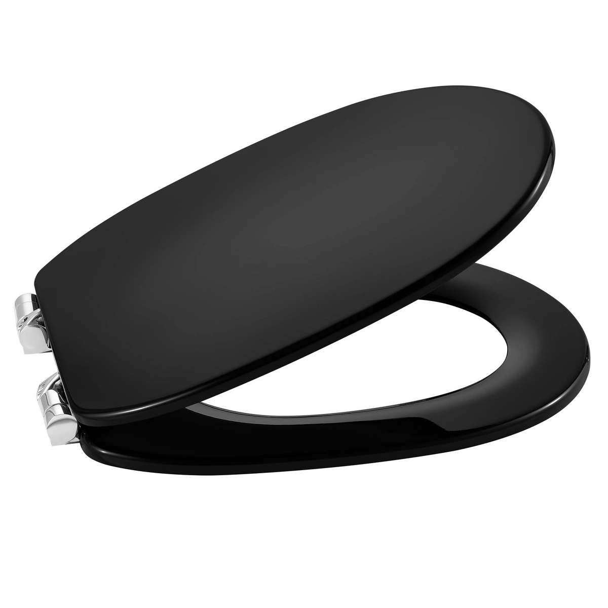 CARMEN DESKA WC WOLNOOPADAJĄCA SUPRALIT, CZARNY POŁYSK