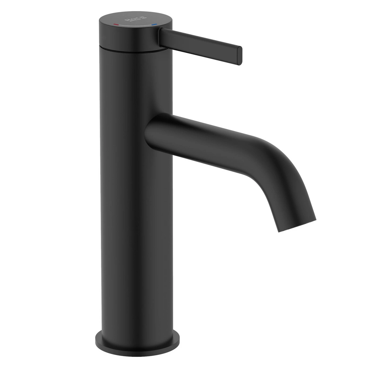ONA Bateria umywalkowa jednouchwytowa Cold Start z korkiem click-clack matt black