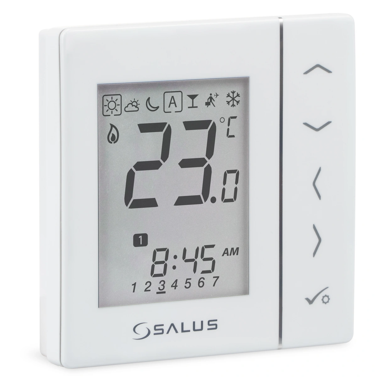 Elektroniczny regulator tygodniowy pokojowy biały VS30W