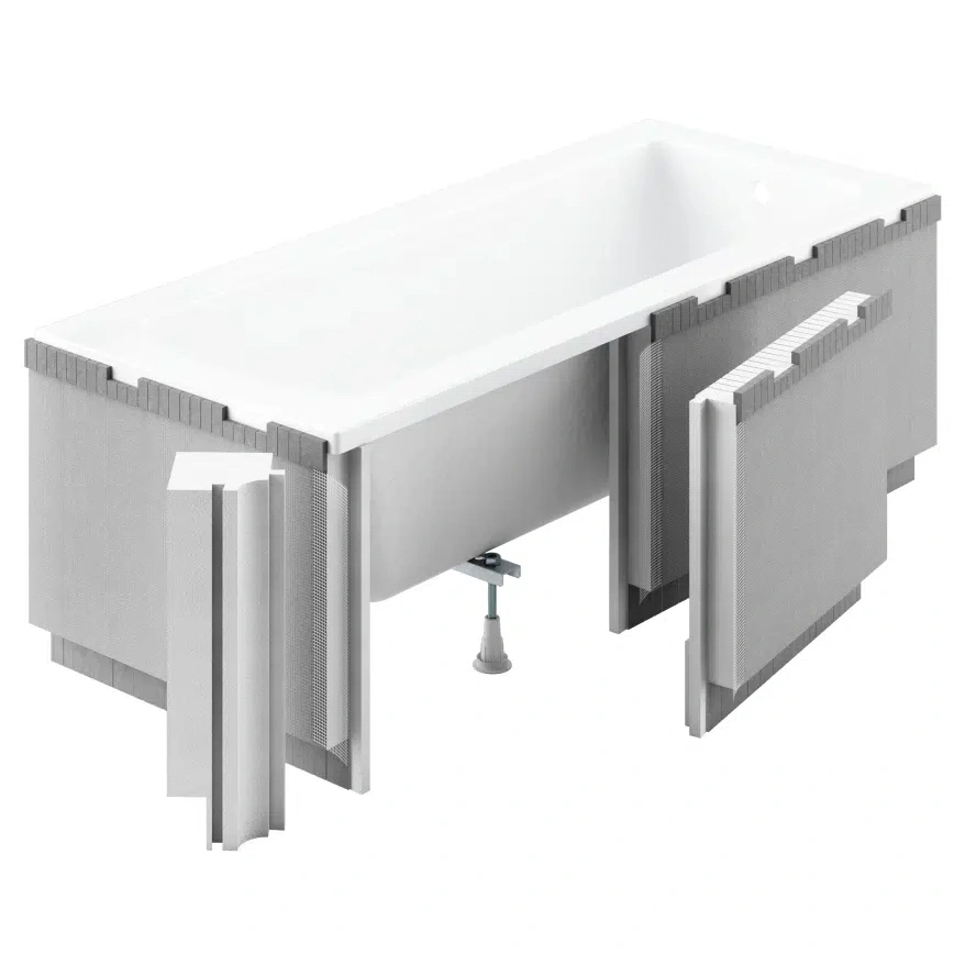 Obudowa z wycięciem pod stopy/led (podcięcie 8x5 cm) 170+90x58