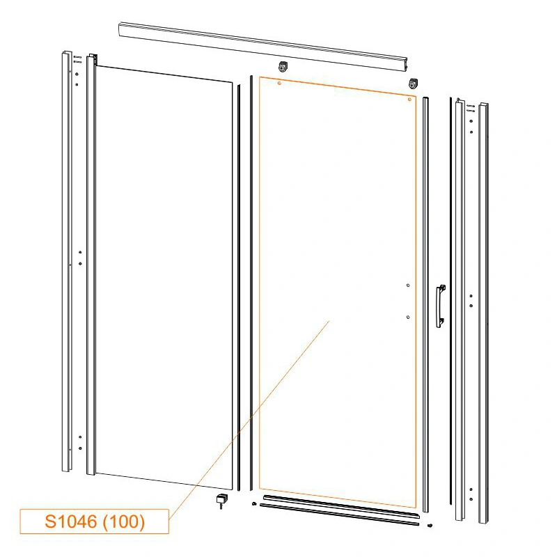 Szyba drzwi - szkło hartowane