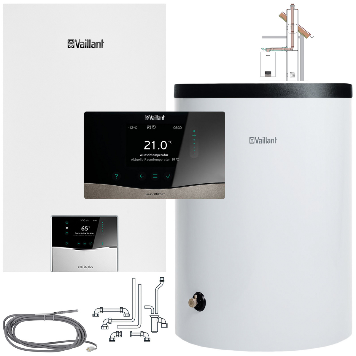 VC 30CS/1-5 + VIH R 120/6 B + sensoCOMFORT 720f + SPS SZ