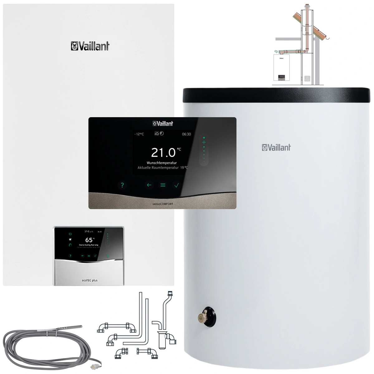 VC 30CS/1-5 + VIH R 120/6 B + sensoCOMFORT 720f + SPS SZ