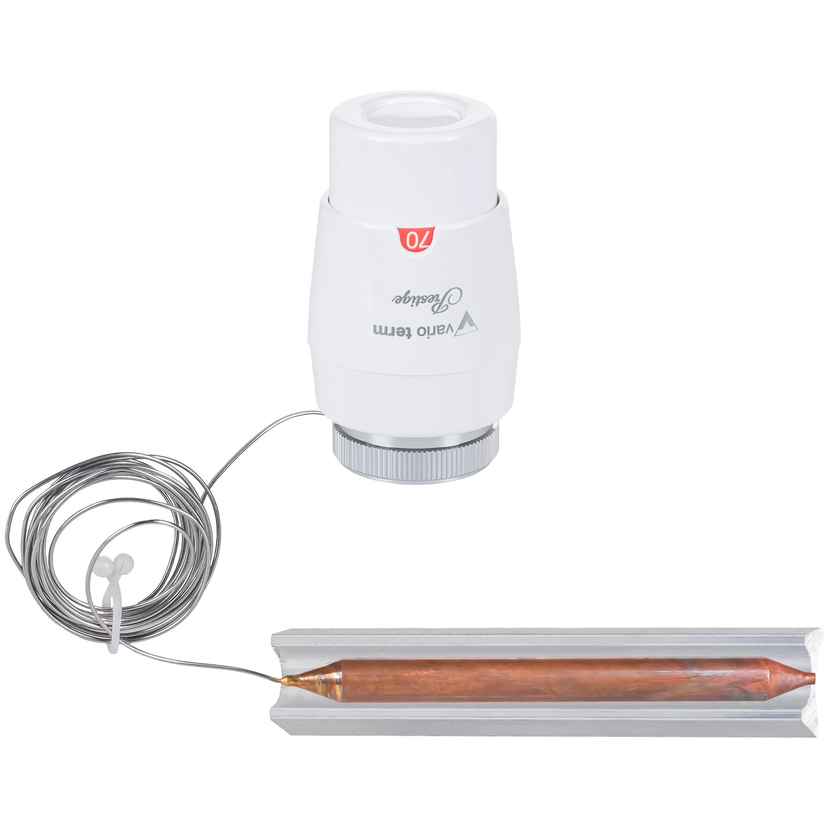 Głowica termostatyczna "Contact" z kapilarą zewnętrzną 2000mm