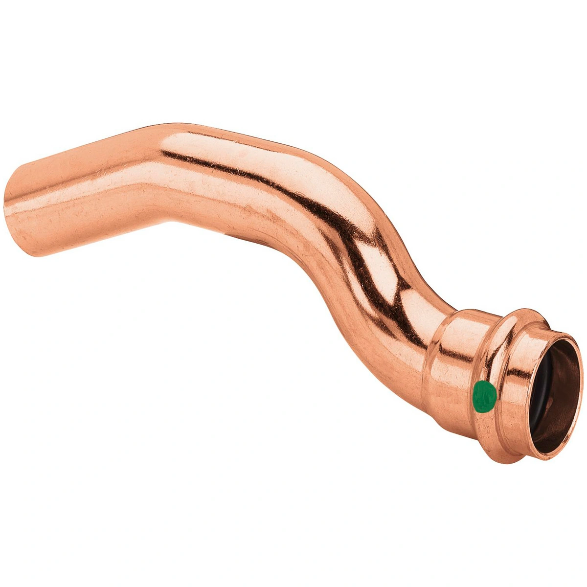 Łuk obejściowy z SC 22 miedz / blyszczacy Łącznik do rur