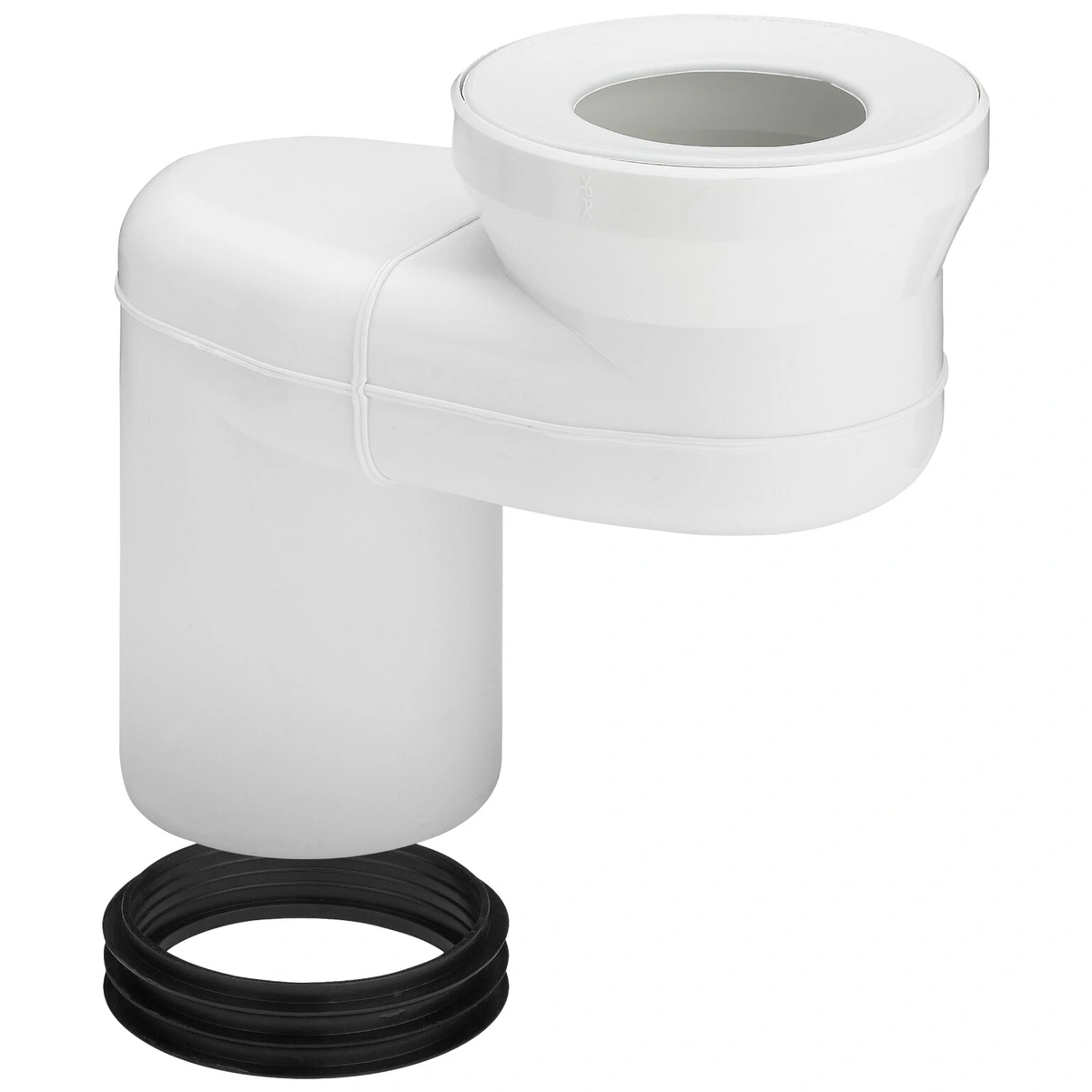 Łuk uskokowy do rury spłuczkowej 90°